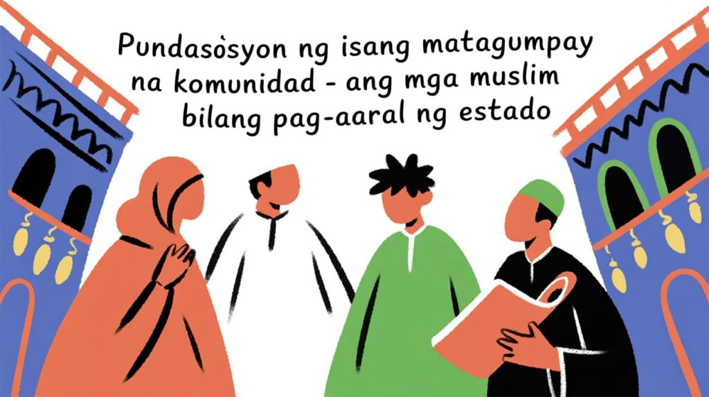 Pundasyon ng isang Matagumpay na Komunidad - Ang mga unang Muslim bilang isang pag-aaral ng estado