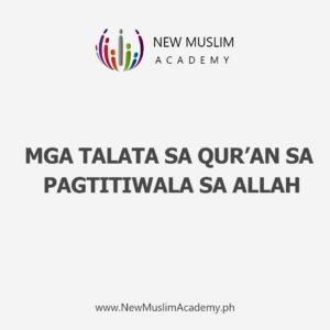Mga Talata sa Qur’an sa Pagtitiwala sa Allah
